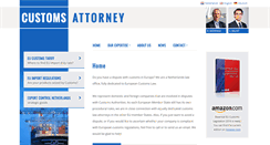 Desktop Screenshot of customs-attorney.com